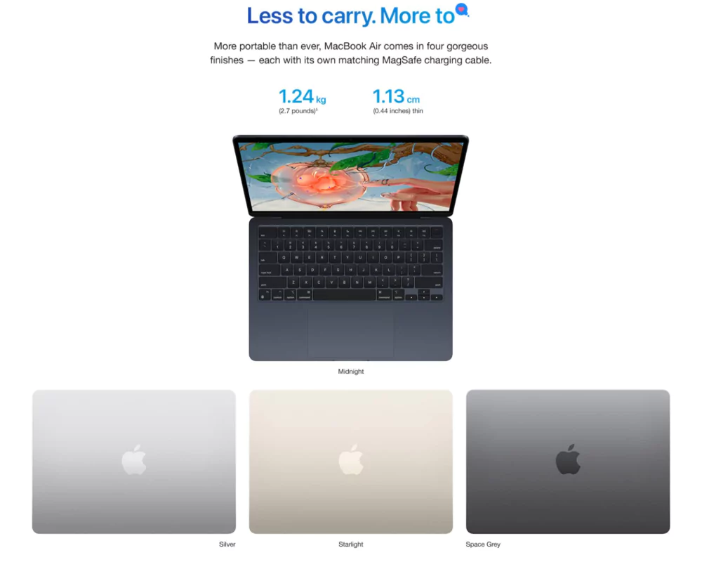 Apple MacBook AIR Apple M2