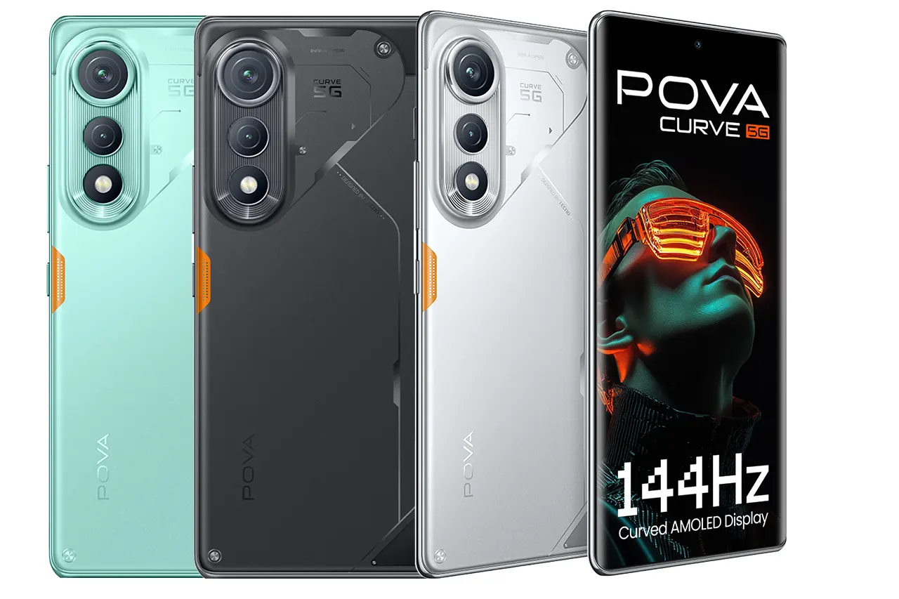 Tecno Pova Curve 5G  128 GB)  (6 GB RAM)