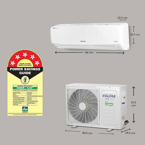 Voltas Adjustable Inverter AC, 1.5 Ton, 5 Star 